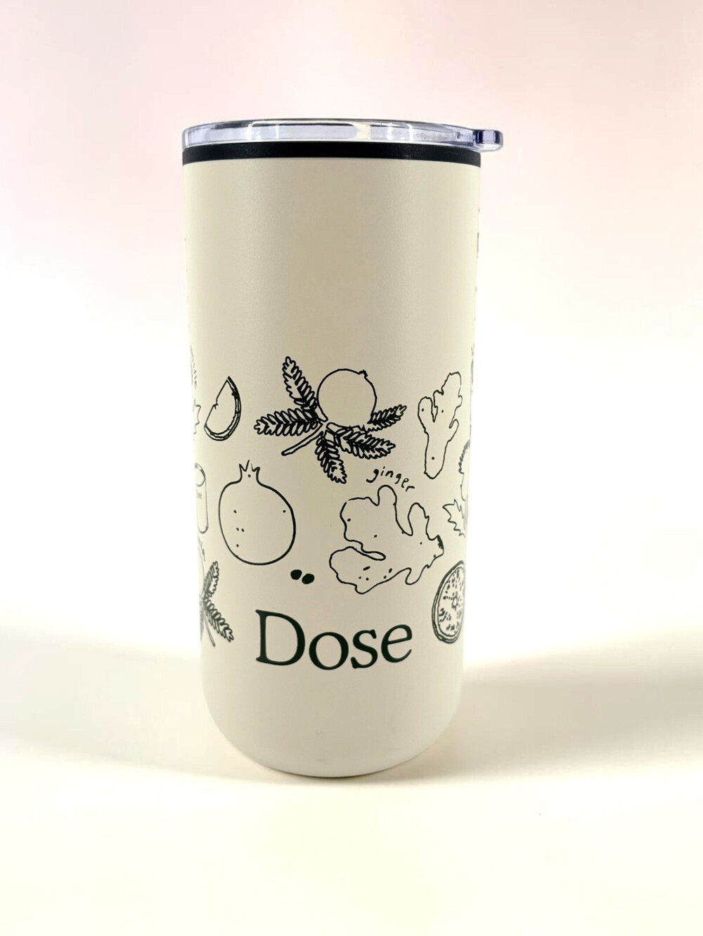 Dose Daily 16oz Insulated Tumbler with Slide Lock Lid